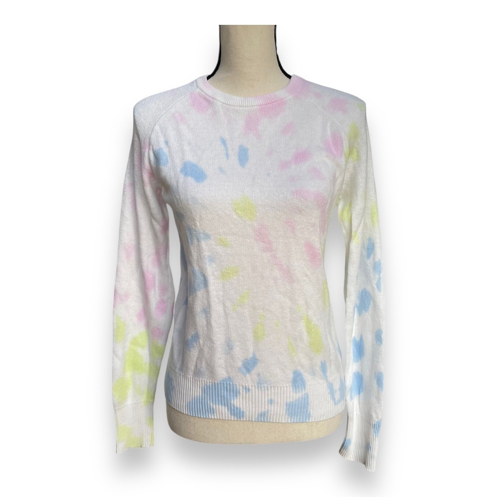 Lovers and Friends Sierra Pullover Pastel Tie‎ Dye Knit Sweater Women's Small